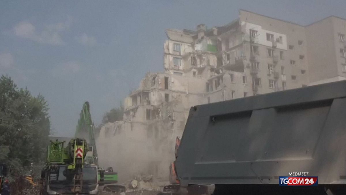 UCRAINA NUOVI PALAZZI SVENTRATI PER SITO SRV