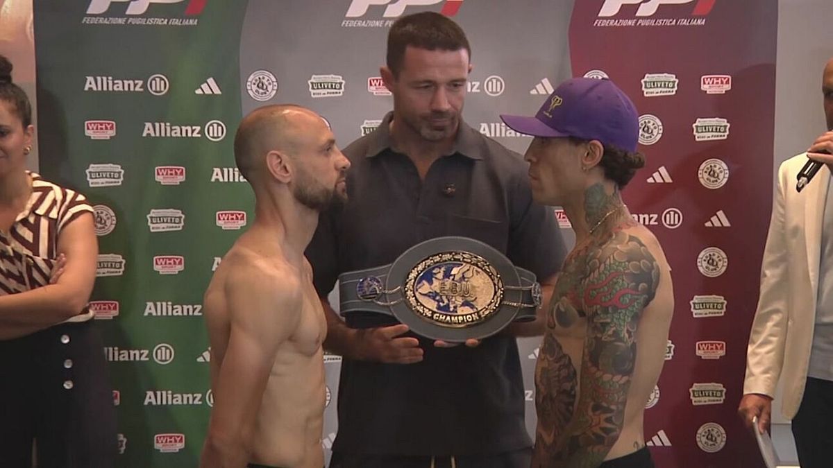 Roma Boxing Night, lo show della cerimonia del peso