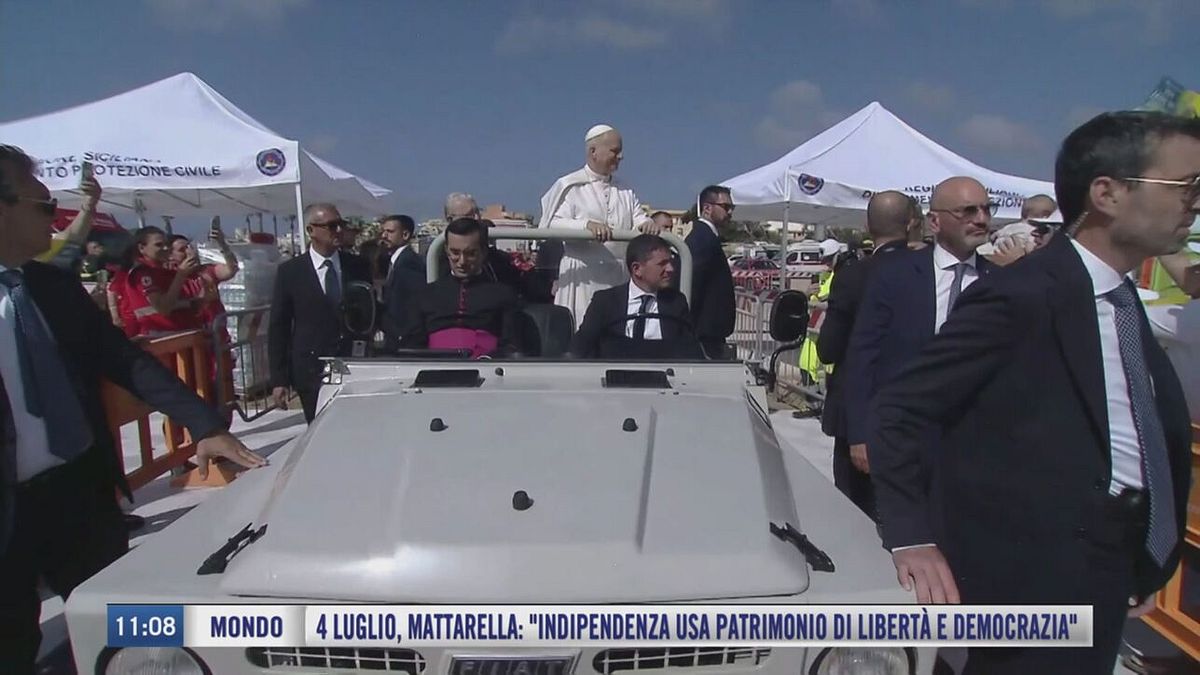 Breaking News delle 11.00 | Papa Leone in visita a Lampedusa