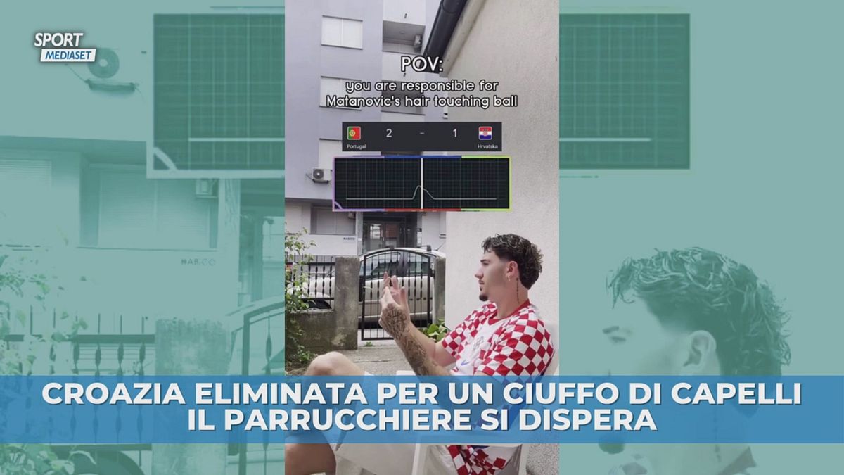 Croazia fuori per un "ciuffo" di capelli