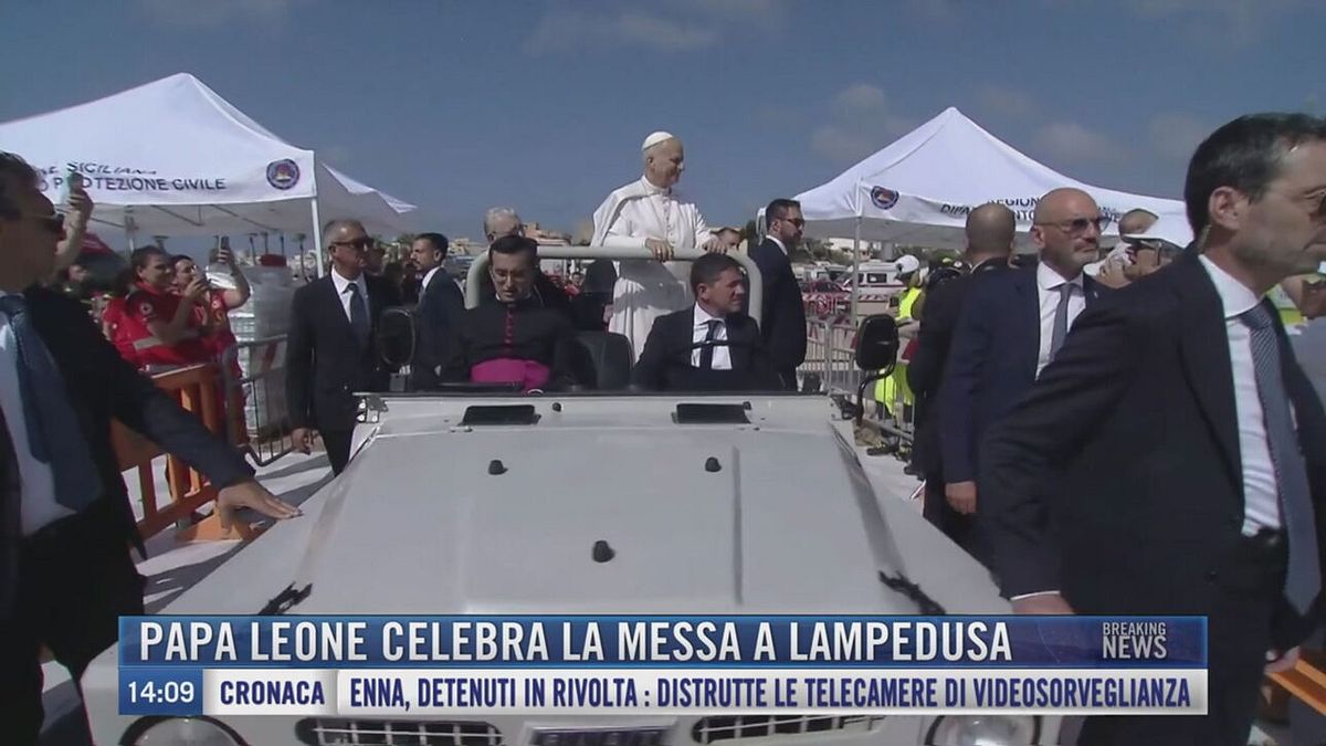 Breaking News delle 14.00 | Papa Leone celebra la messa a Lampedusa