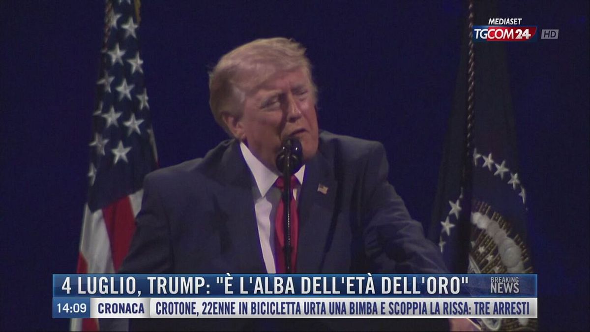 Breaking News delle 14.00 | 4 luglio, Trump: "È l'alba dell'età dell'oro"