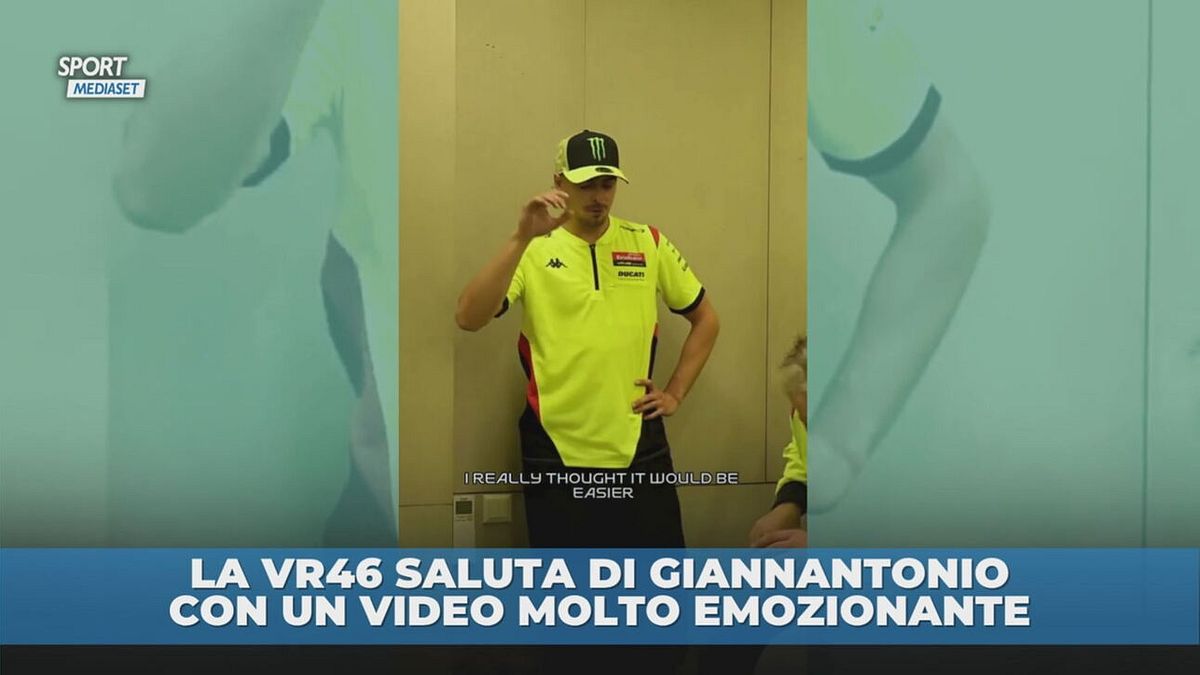 La VR46 saluta Di Giannantonio con un video molto emozionante