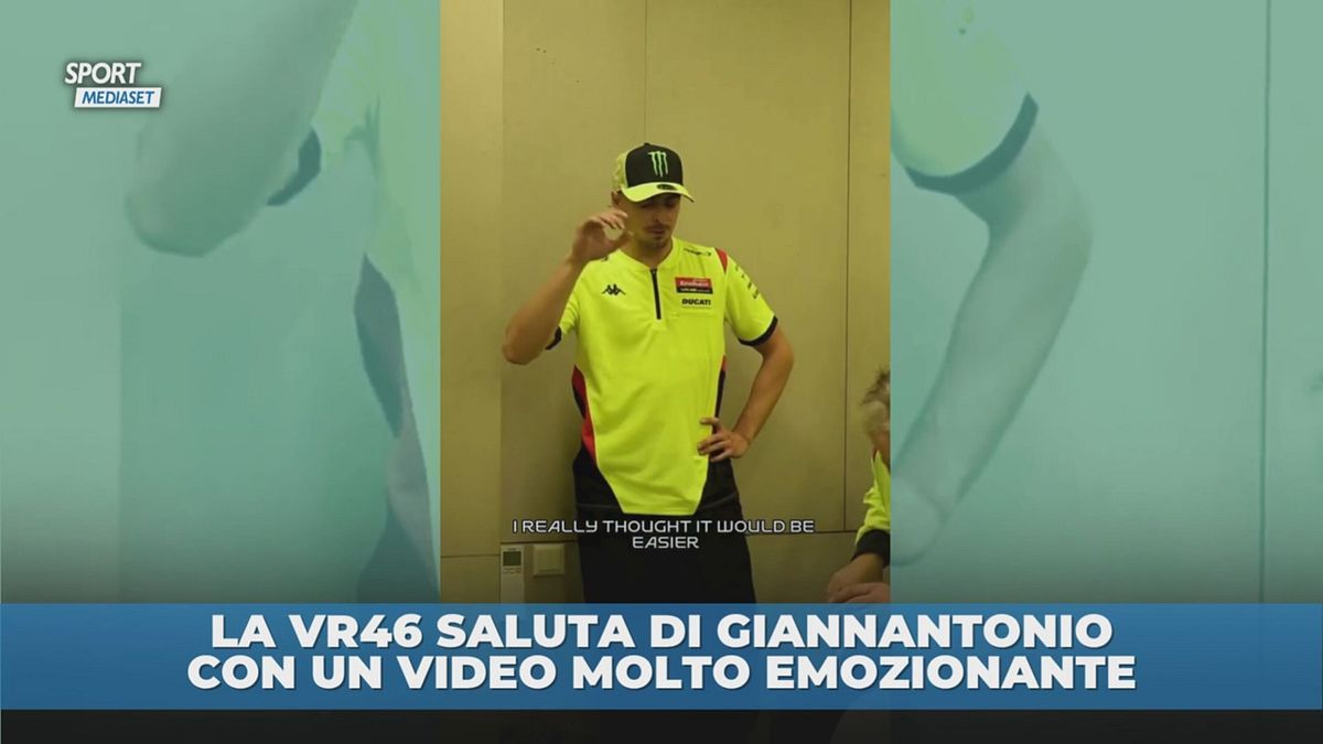 La VR46 saluta Di Giannantonio con un video molto emozionante