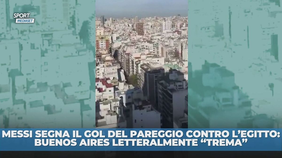 Messi fa 2-2, Buenos Aires trema: immagini impressionanti