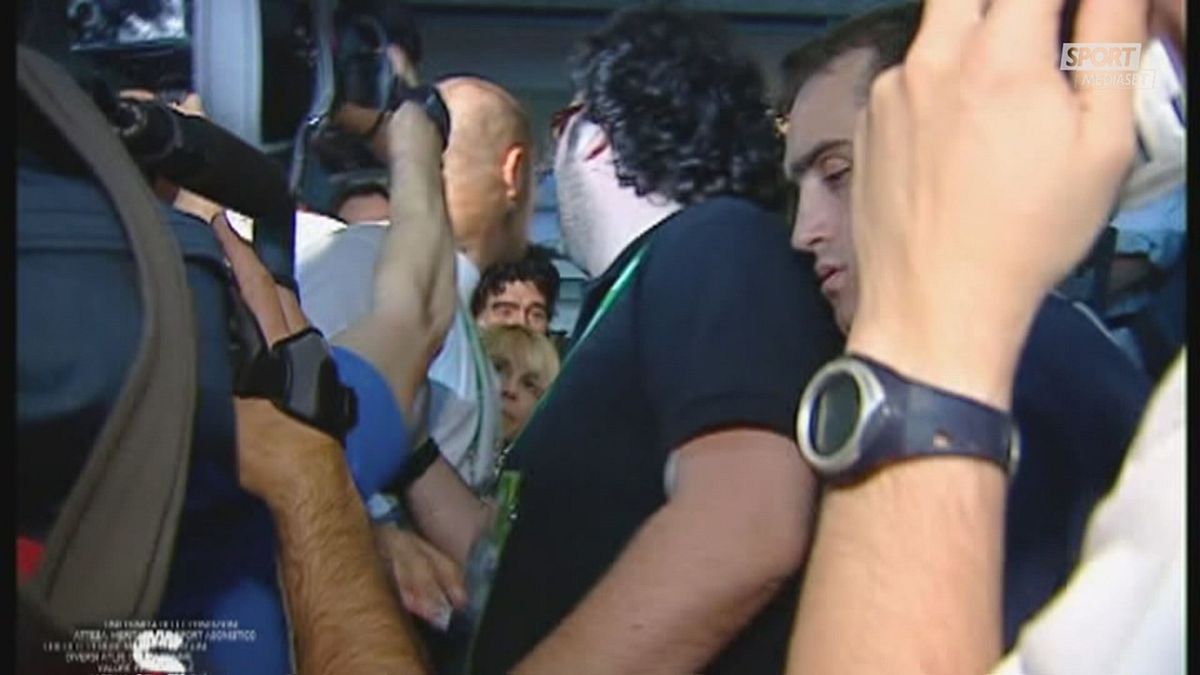 CLIP MARADONA "AVETE MERITATO" FINALE ITALIA-FRANCIA 2006 09/07 SRV