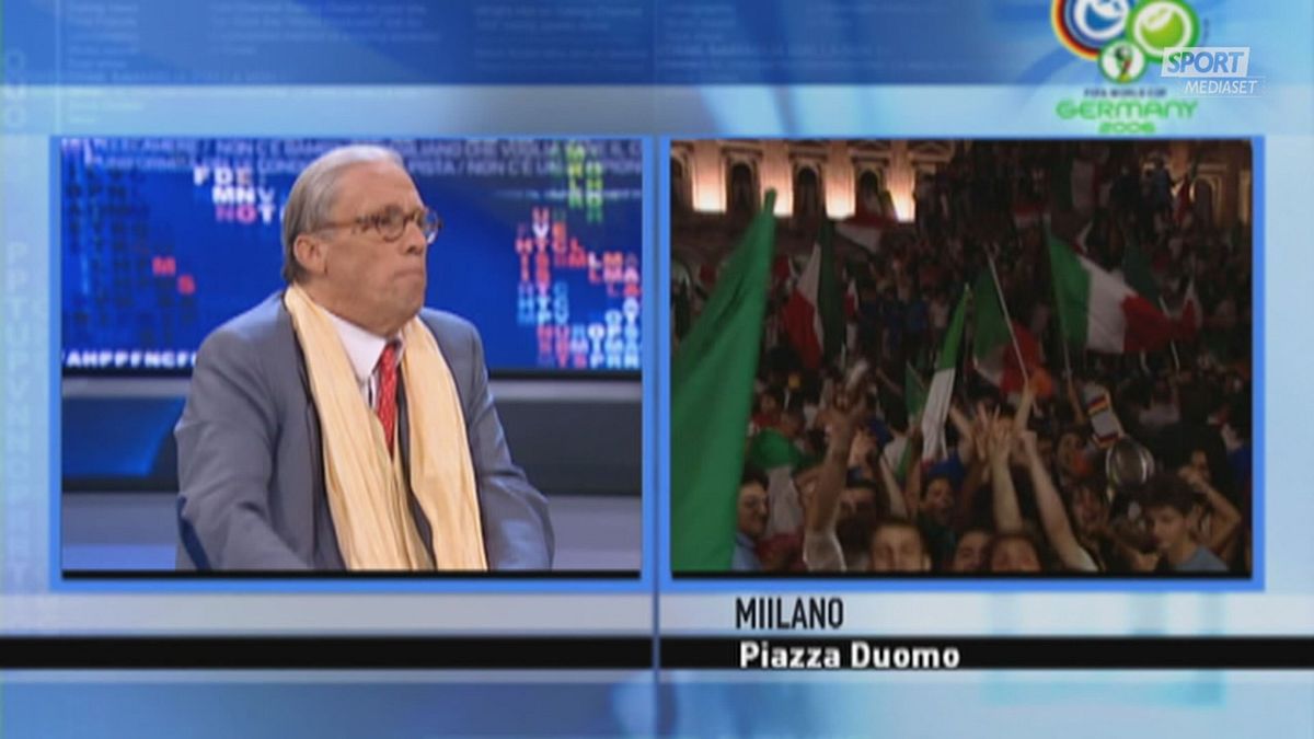 CLIP CESARI MOVIOLA TESTATA ZIDANE FINALE ITALIA-FRANCIA 2006 09/07 SRV
