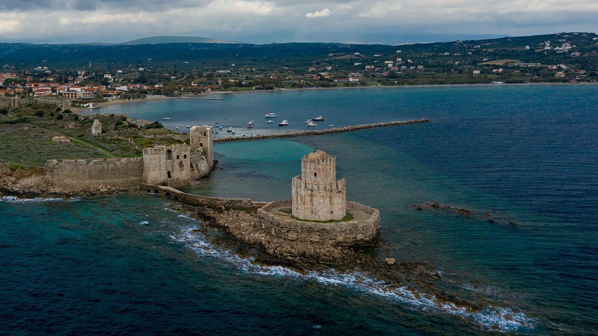 Methoni, Peloponneso, Grecia: gli interno della dimora di Ulisse e Penelope