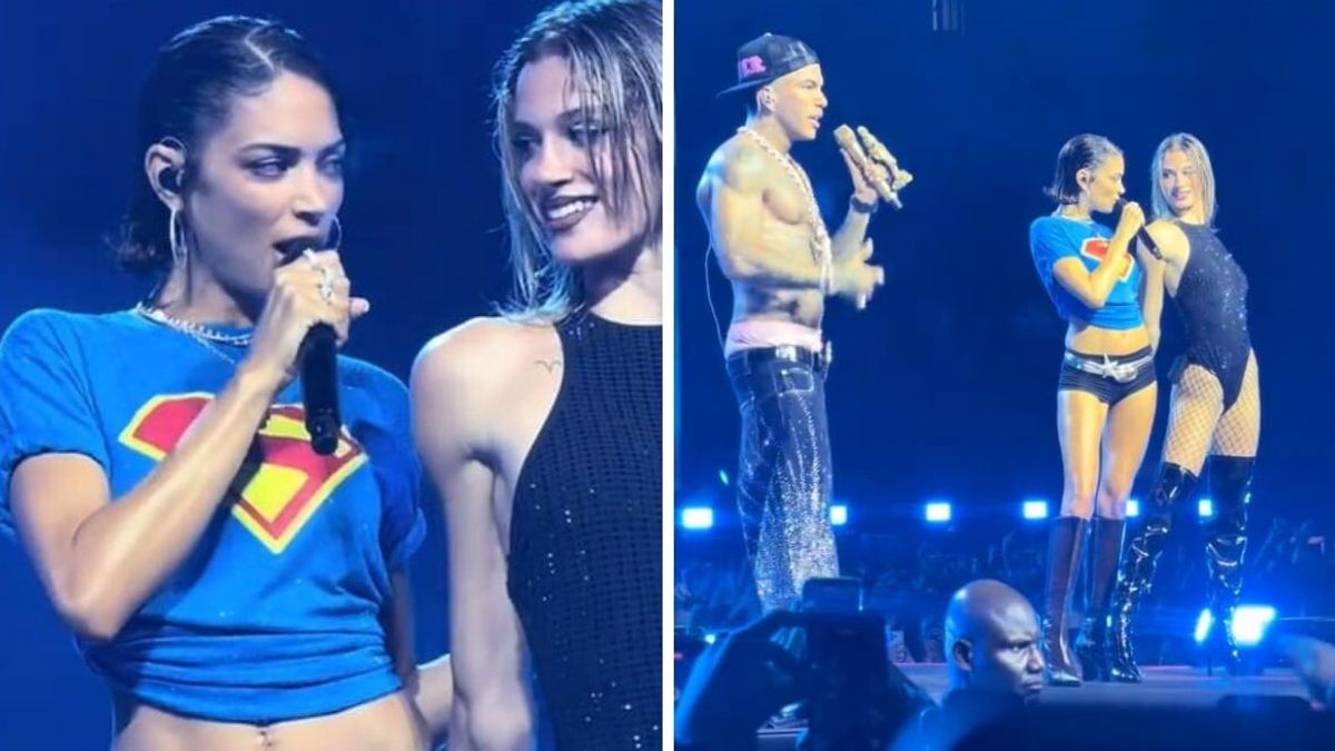 Elodie e Franceska Nuredini, gli sguardi a San Siro fanno impazzire i fan