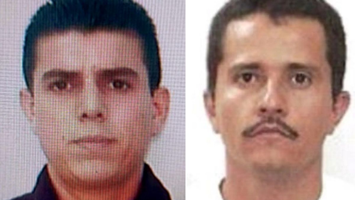 A sinistra Juan Carlo Valencia, presunto nuovo leader del cartello di Jalisco. A destra il predecessore El Mencho, ucciso in un blitz a febbraio