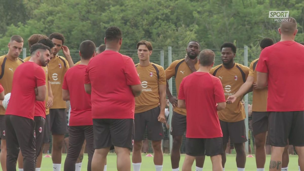CLIP PRIMO ALLENAMENTO MILAN AMORIM IN 60" 13/07 SRV