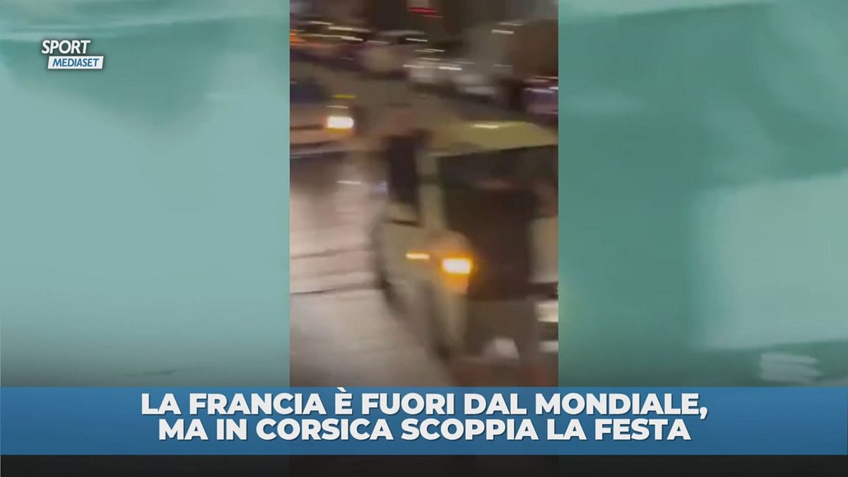 Francia eliminata, pazza festa Corsica