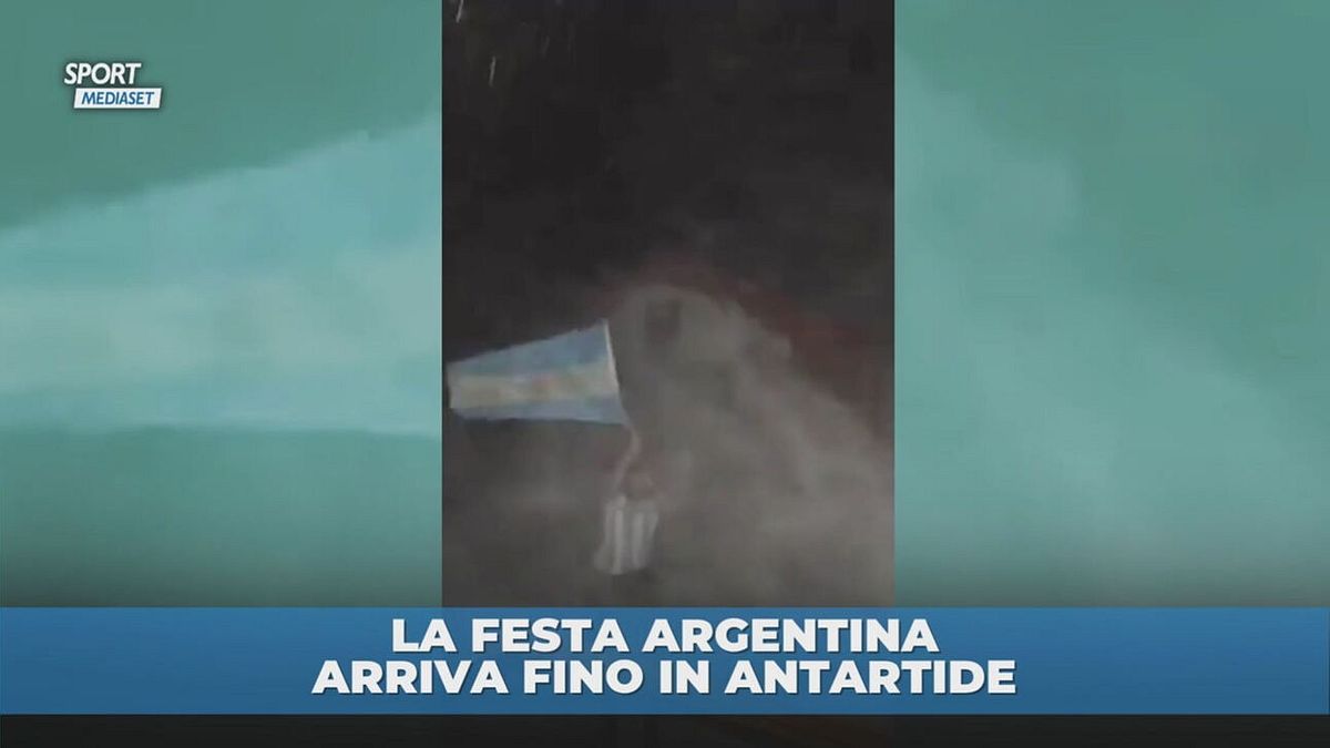 La festa argentina arriva fino in Antartide