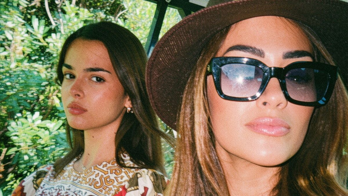Giorgia Palmas e la figlia Sofia