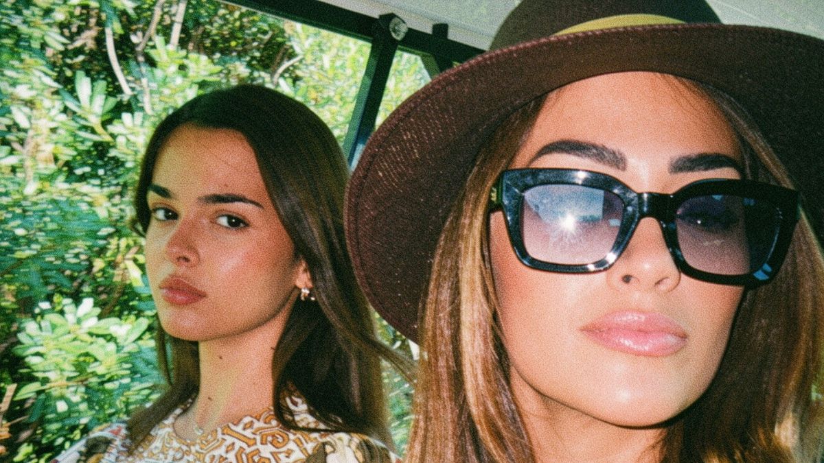 Giorgia Palmas e la figlia Sofia