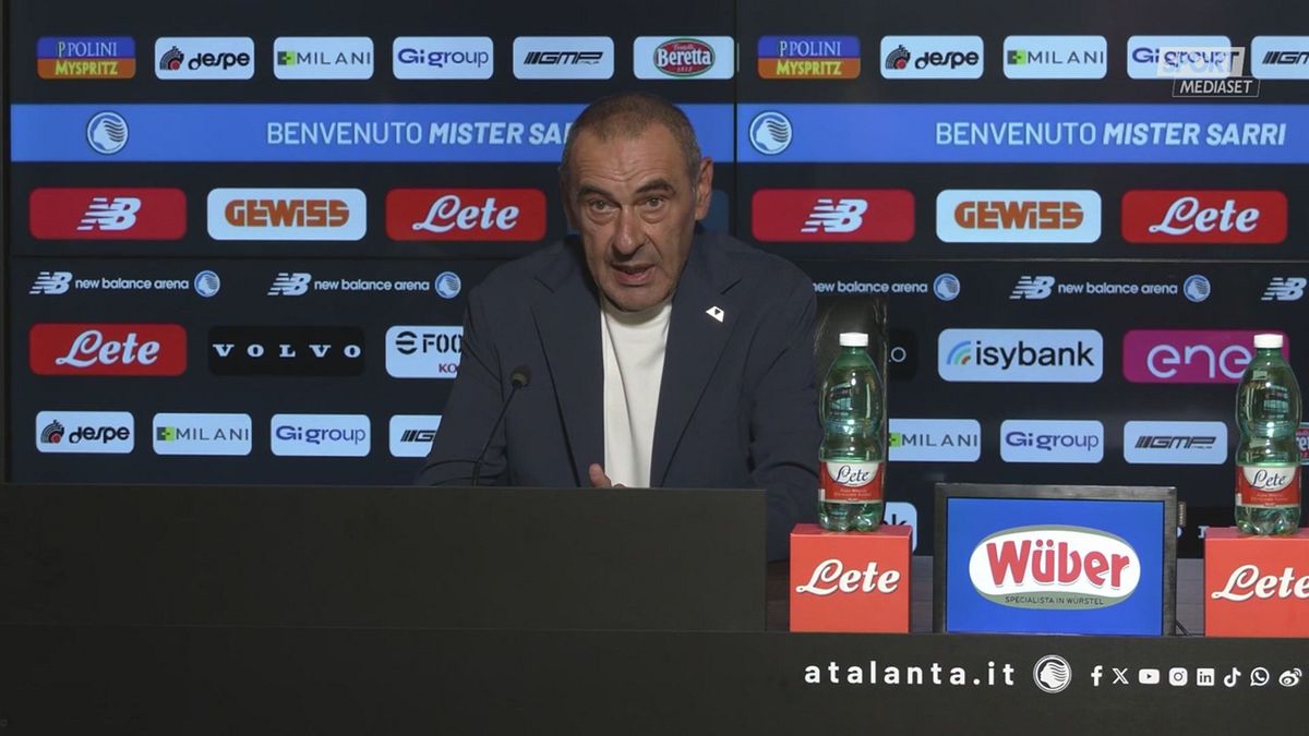 DICH SARRI PRESENTAZIONE ATALANTA
