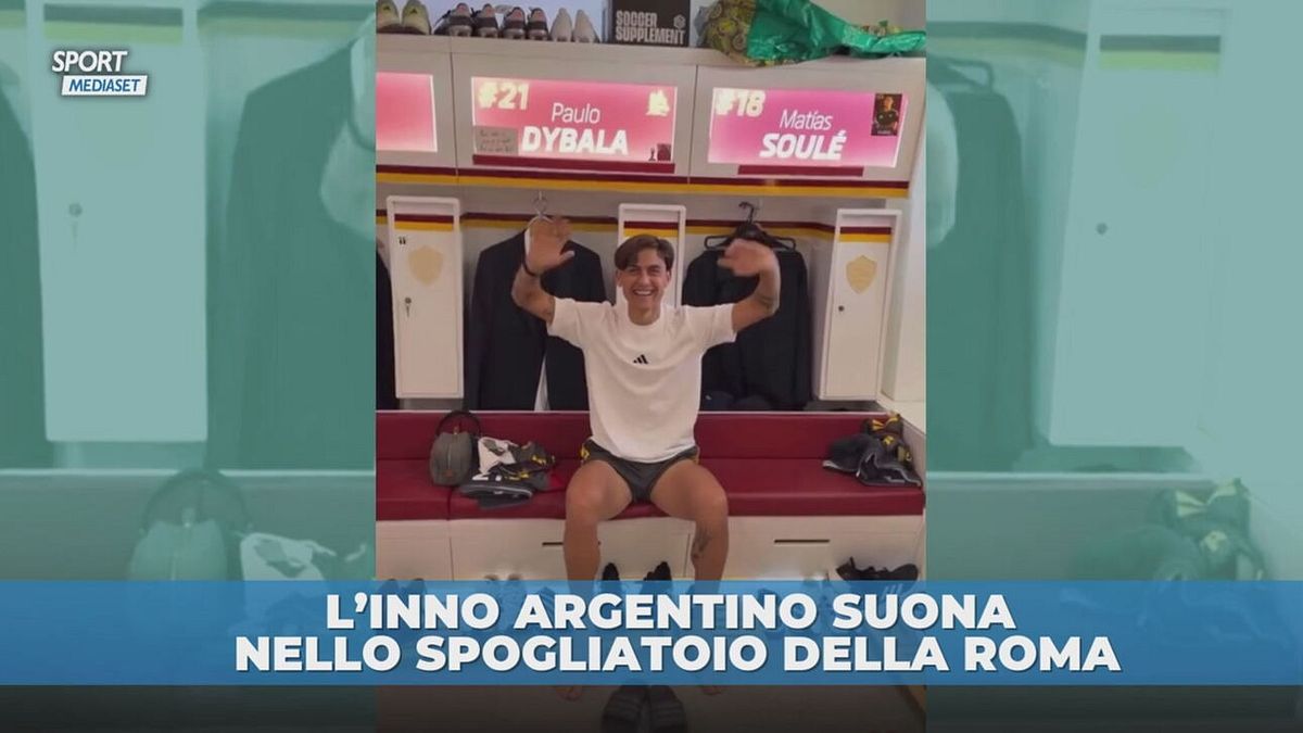 Soulé e Dybala scatenati: la festa argentina nello spogliatoio della Roma