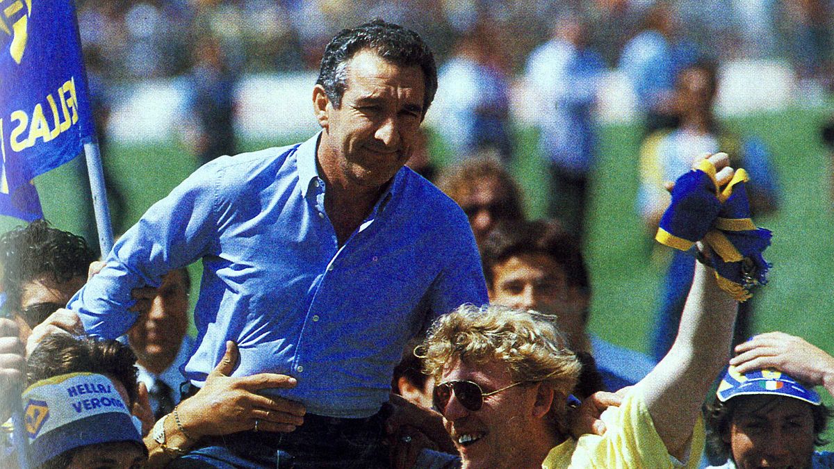 Osvaldo Bagnoli nel giorno dello scudetto del Verona