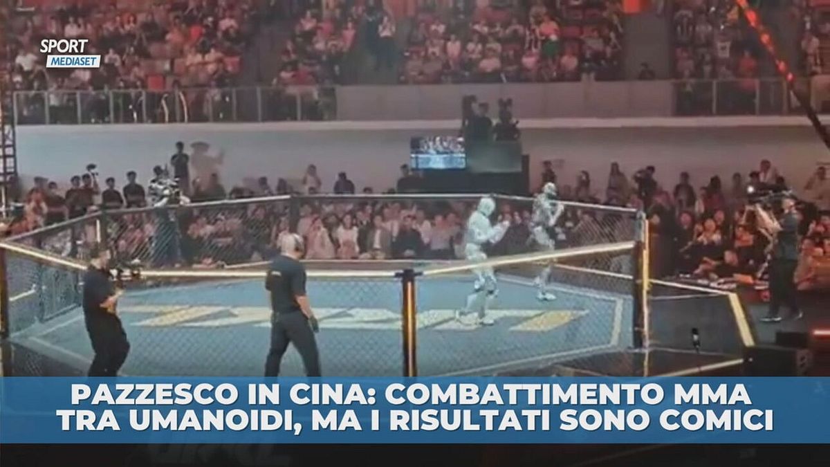 Primo incontro MMA tra umanoidi in Cina: risultati comici