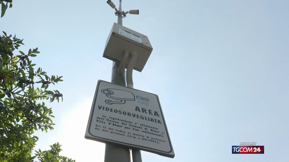 18.00 ALMÈ (BG), IL PAESE-RECORD DELLE TELECAMERE SRV