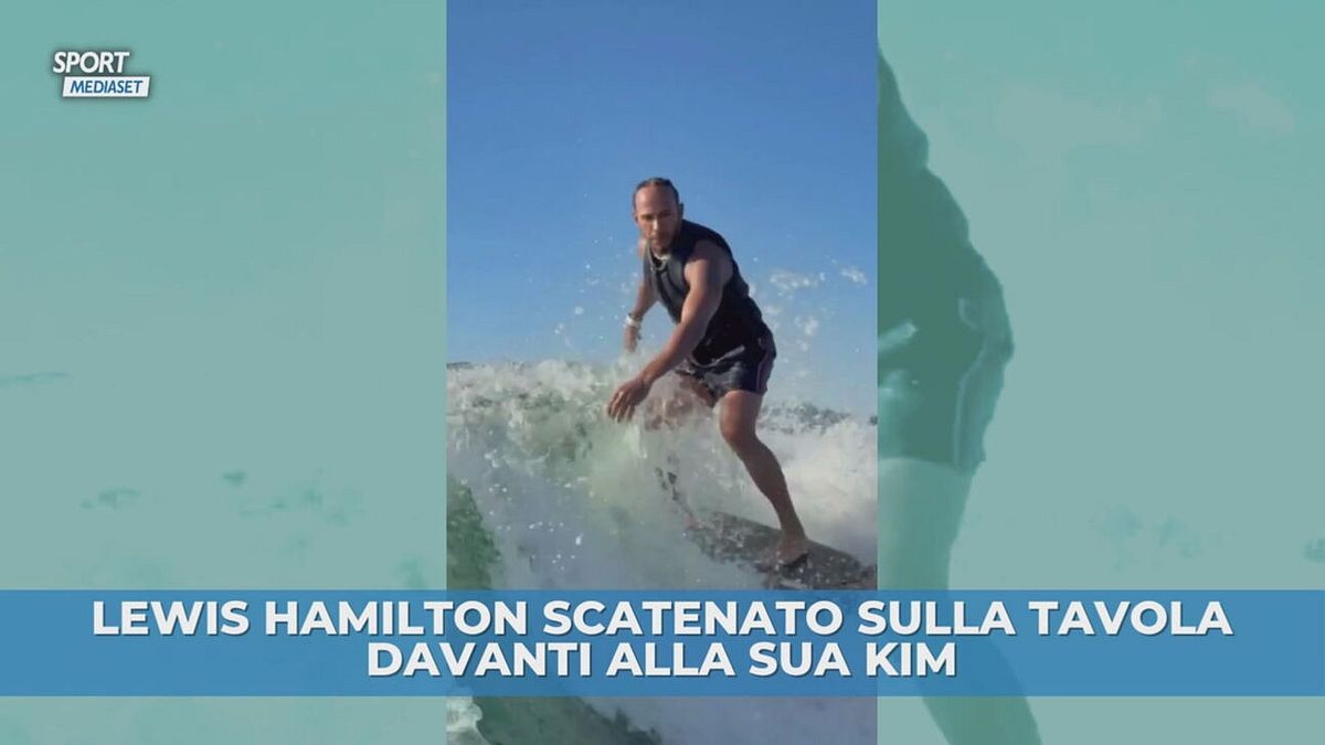 Hamilton scatenato sulla tavola