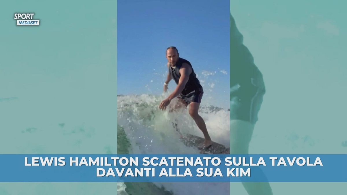 Hamilton scatenato sulla tavola