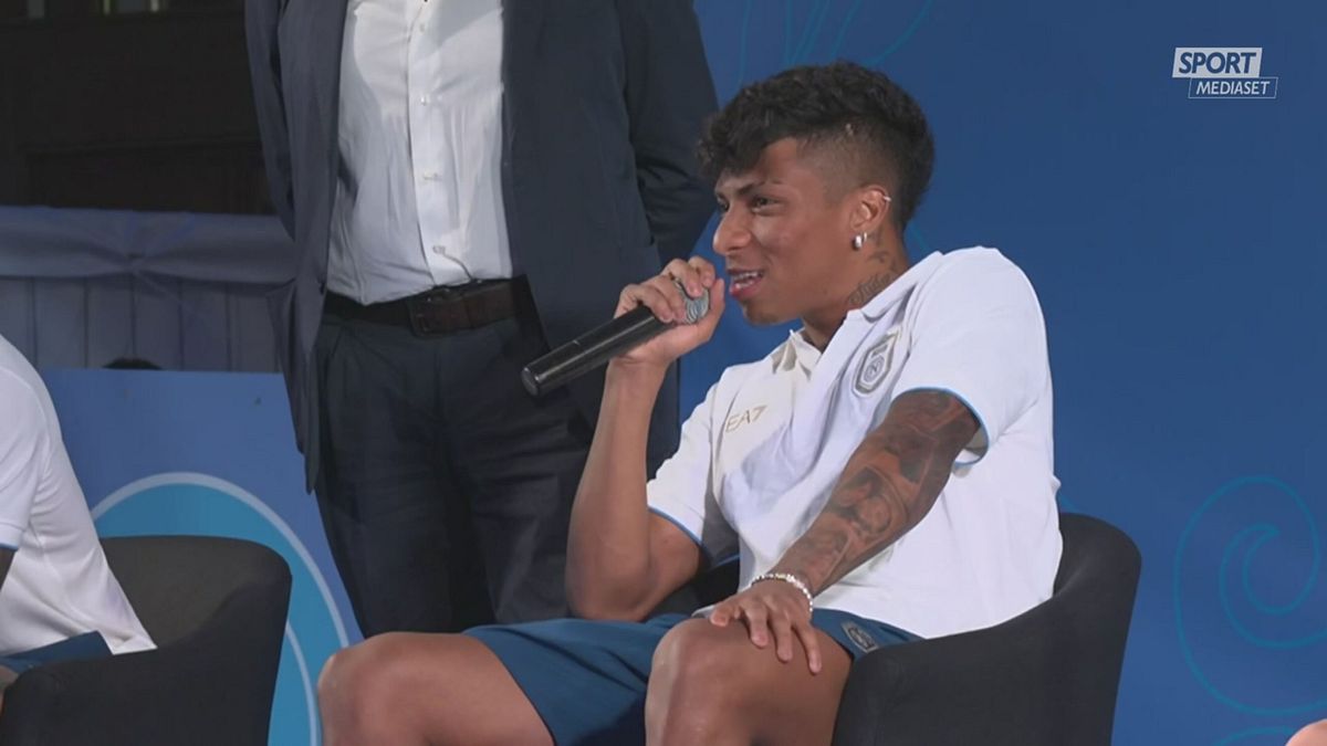 DICH ALISSON SANTOS INCONTRO COI TIFOSI A DIMARO DICH