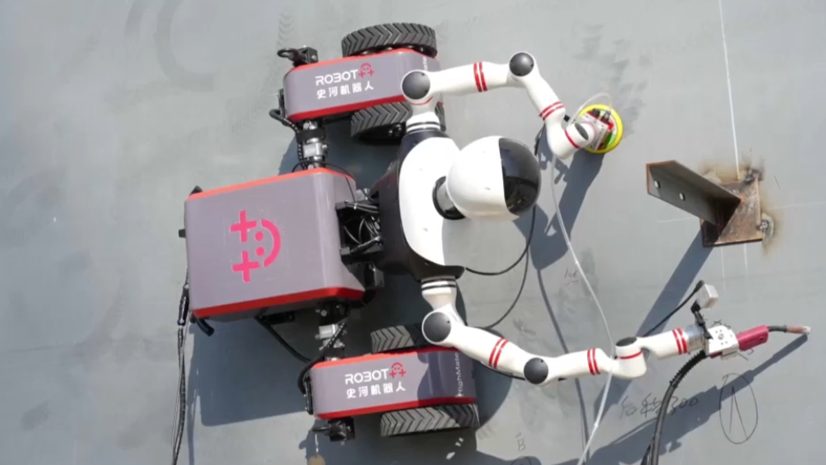Presentato il robot "Spider-Man", lavora ad altezze pericolose in sicurezza