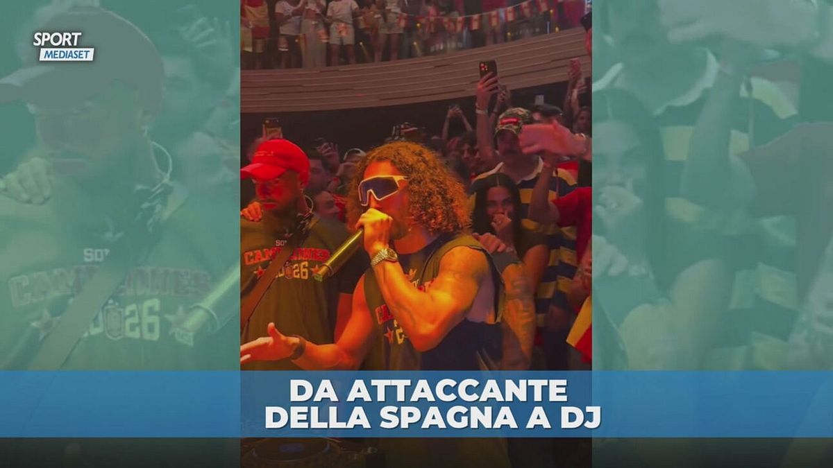 Festa Spagna: Borja Iglesias si trasforma in DJ Panda