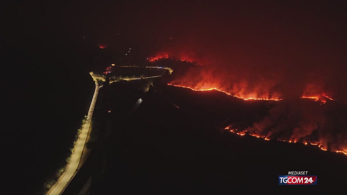 incendi autostrada palermo catania per sito SRV