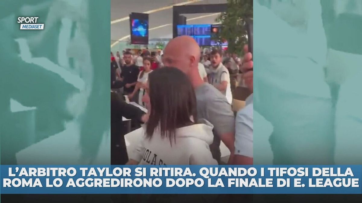 L'aggressione all'arbitro Taylor