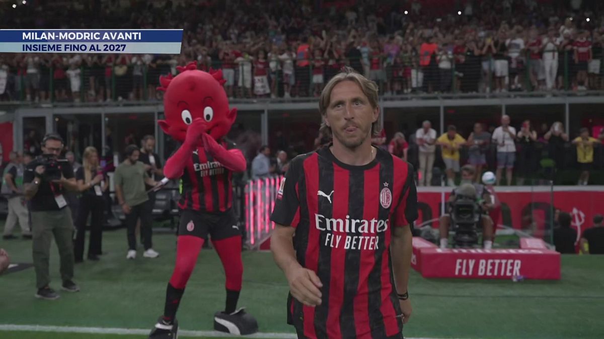 Milan-Modric avanti
