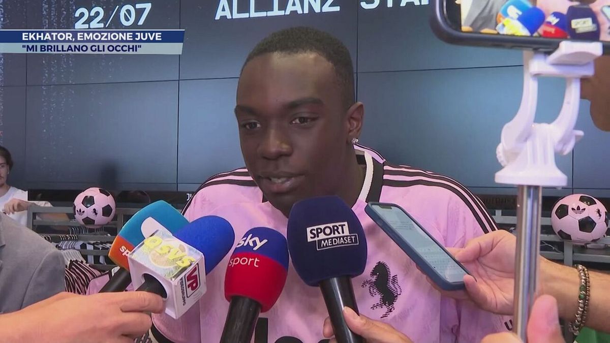 Ekhator, emozione Juve