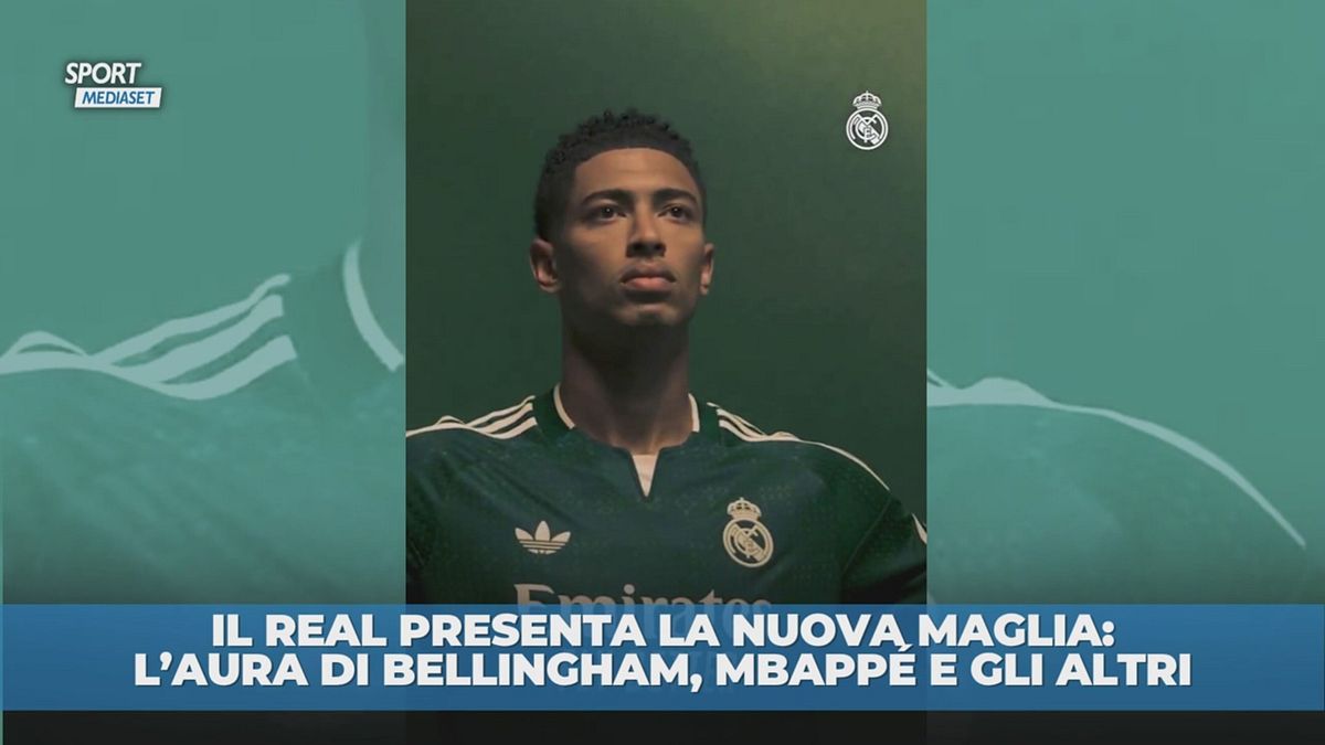 Real, la nuova maglia è AURA