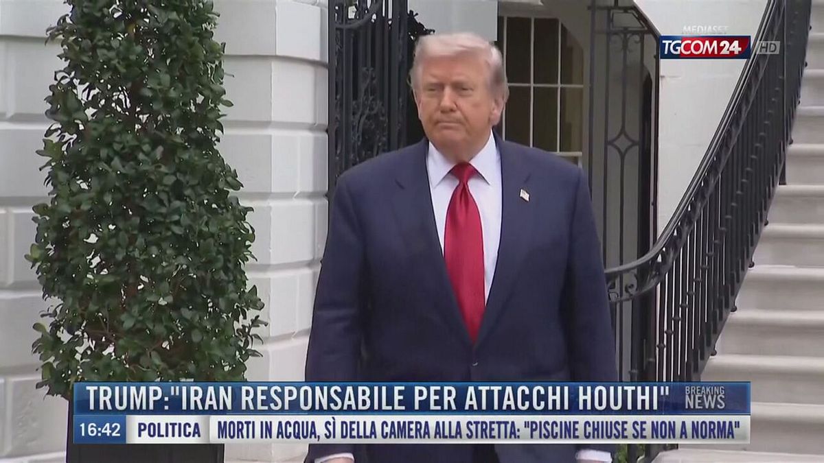 Breaking News delle 16.00 | Trump: "Iran responsabile per attacchi houthi"
