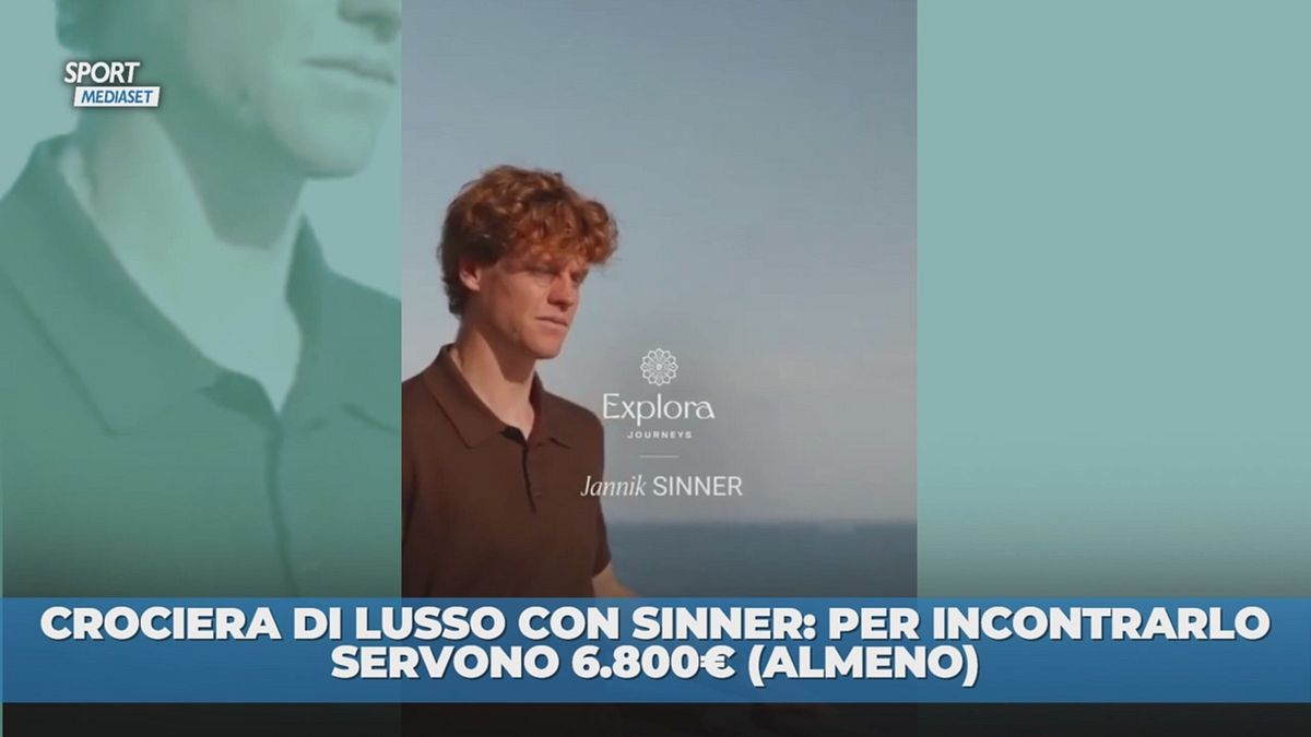 In crociera con Sinner a… 6.800€