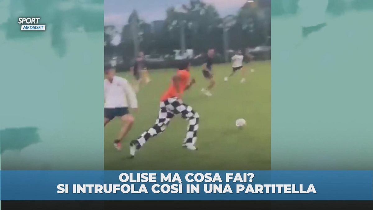 Olise si intrufola in una partitella