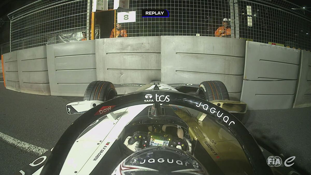 Scontro Wehrlein e Da Costa