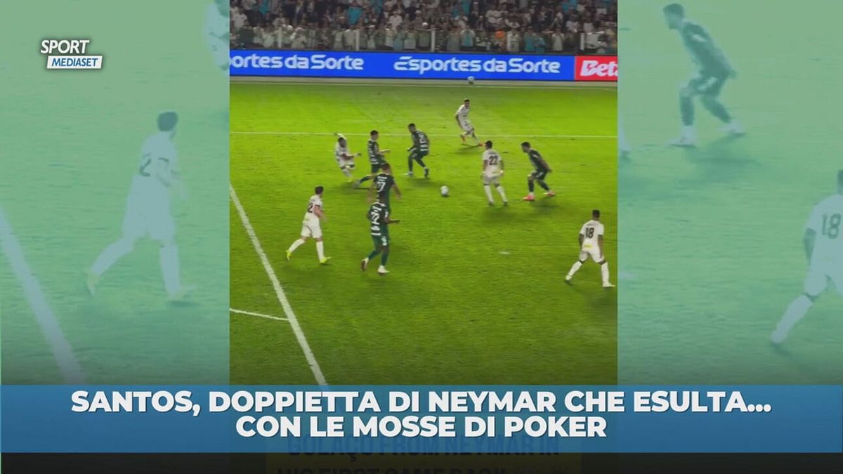 Neymar, doppietta ed esultanza alla poker per gli haters