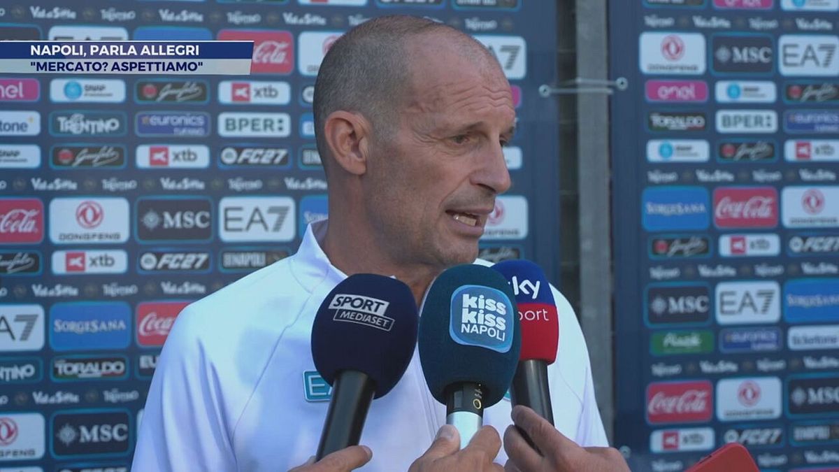 Napoli, parla Allegri