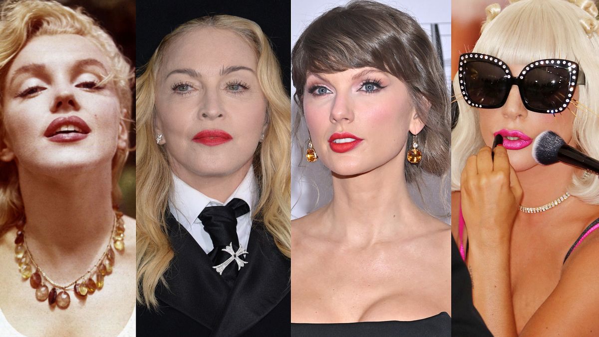 Mai senza il rossetto: Marilyn Monroe, Madonna, Taylor Swift e Lady Gaga