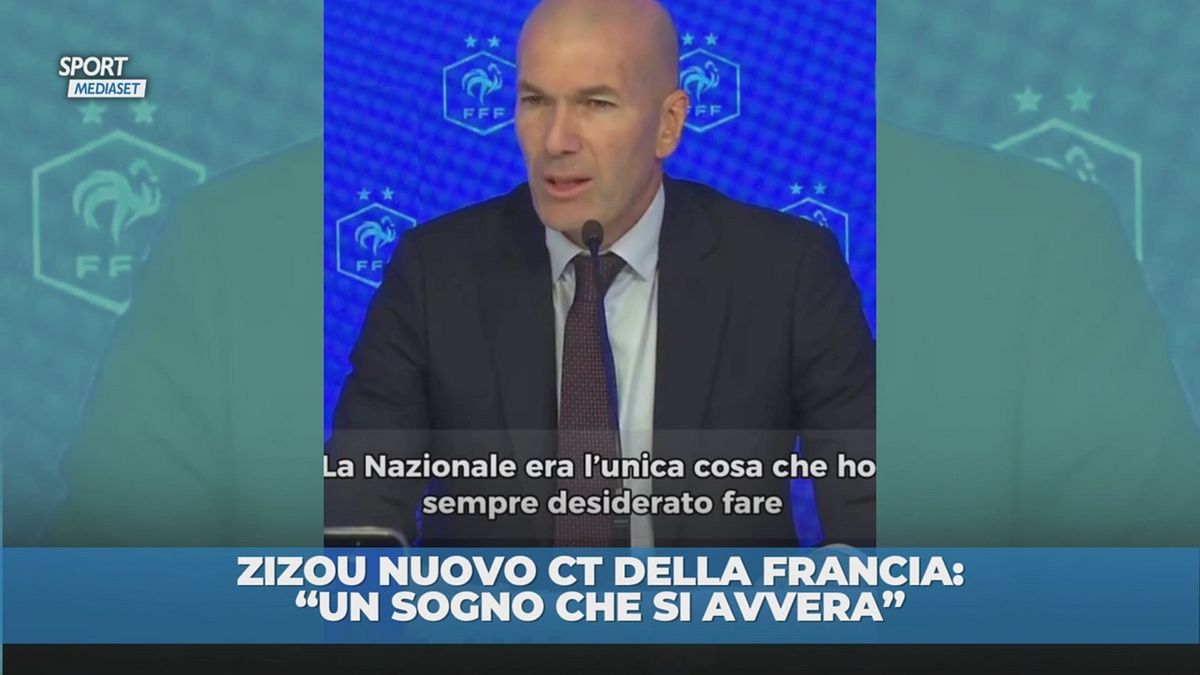 Zidane: "Allenare la Francia un sogno che si avvera"