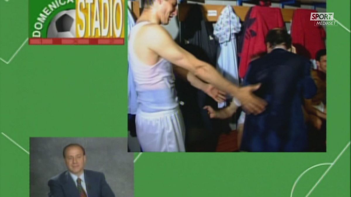CLIP BARESI INTERVISTA PELLEGATTI CON BERLUSCONI SCUDETTO 1992 29/07 SRV