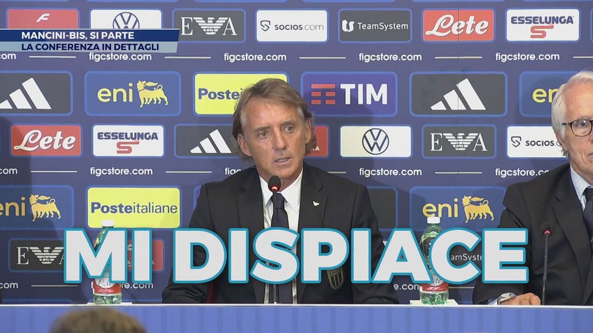 Mancini-bis, si parte