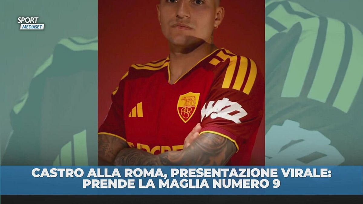 Roma, ecco bomber Castro: indosserà il numero 9