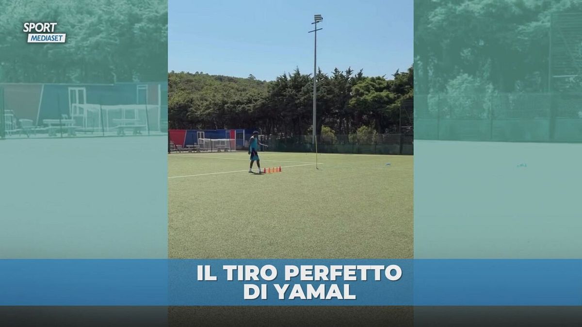 Yamal non si riposa: è in forma stellare, che tiro!
