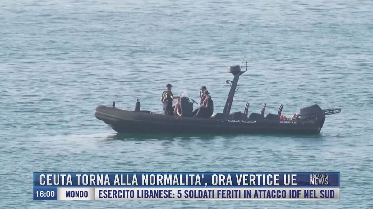 Breaking News delle 16.00 | Ceuta torna alla normalità, ora vertice Ue