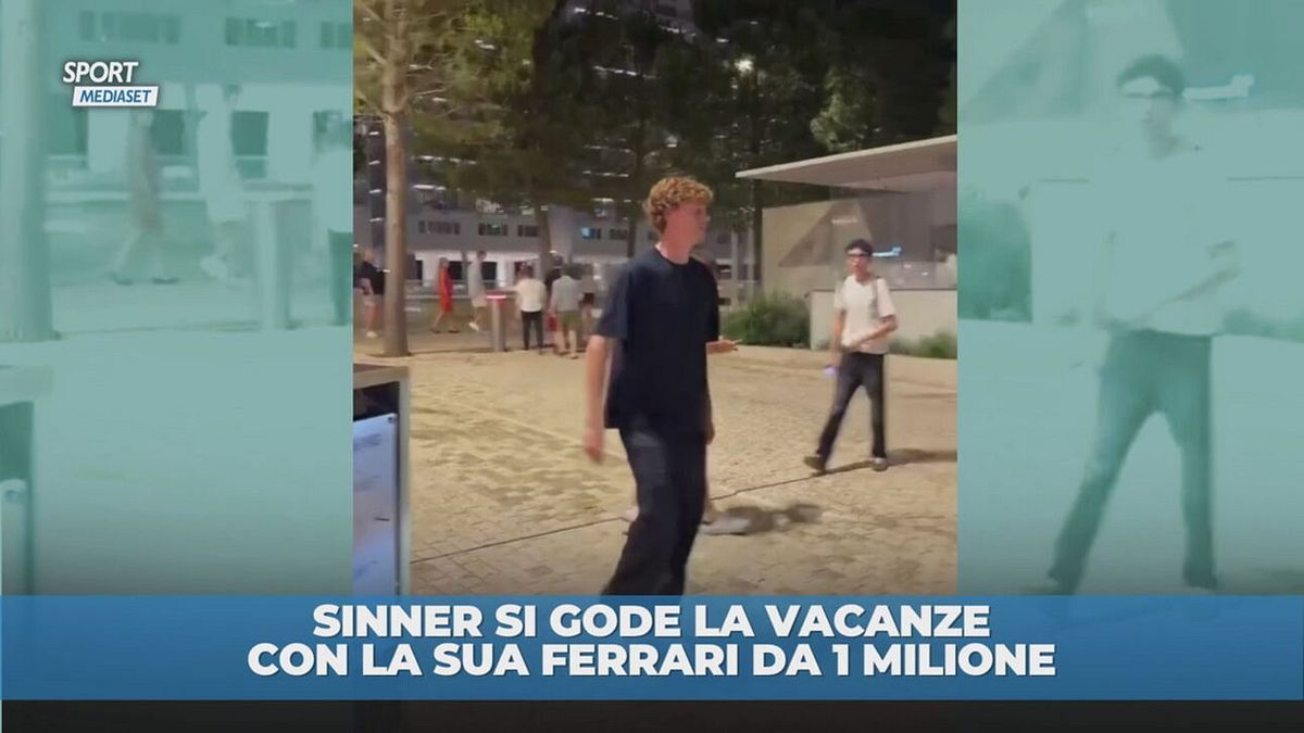 Sinner: vacanze in Ferrari
