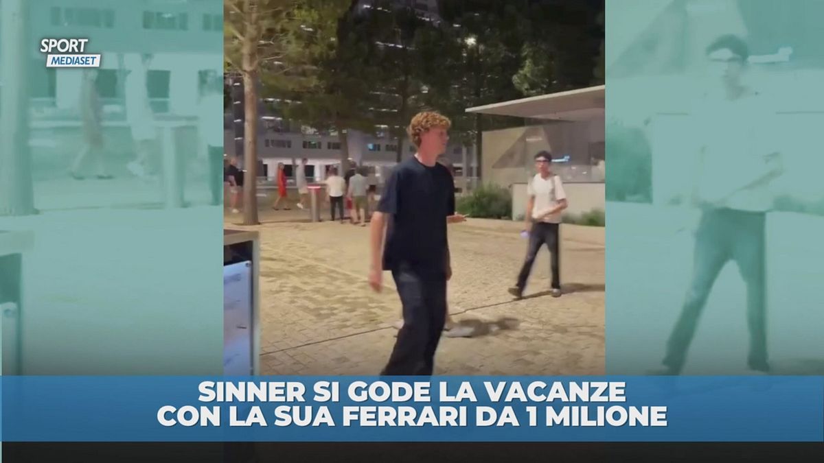 Sinner: vacanze in Ferrari