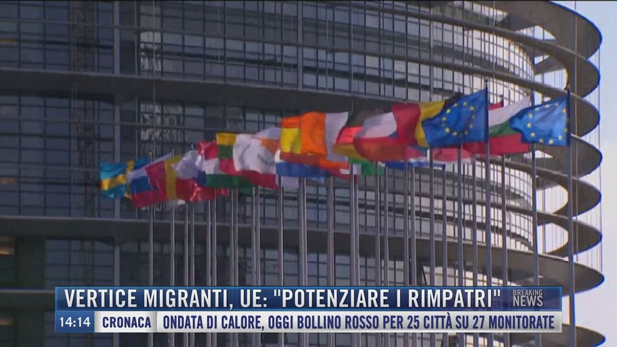 Breaking News delle 14.00 | Vertice migranti, Ue: "Potenziare i rimpatri"